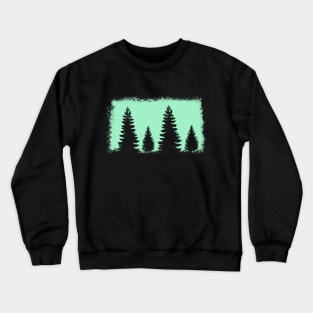 Mint Green Forest Crewneck Sweatshirt